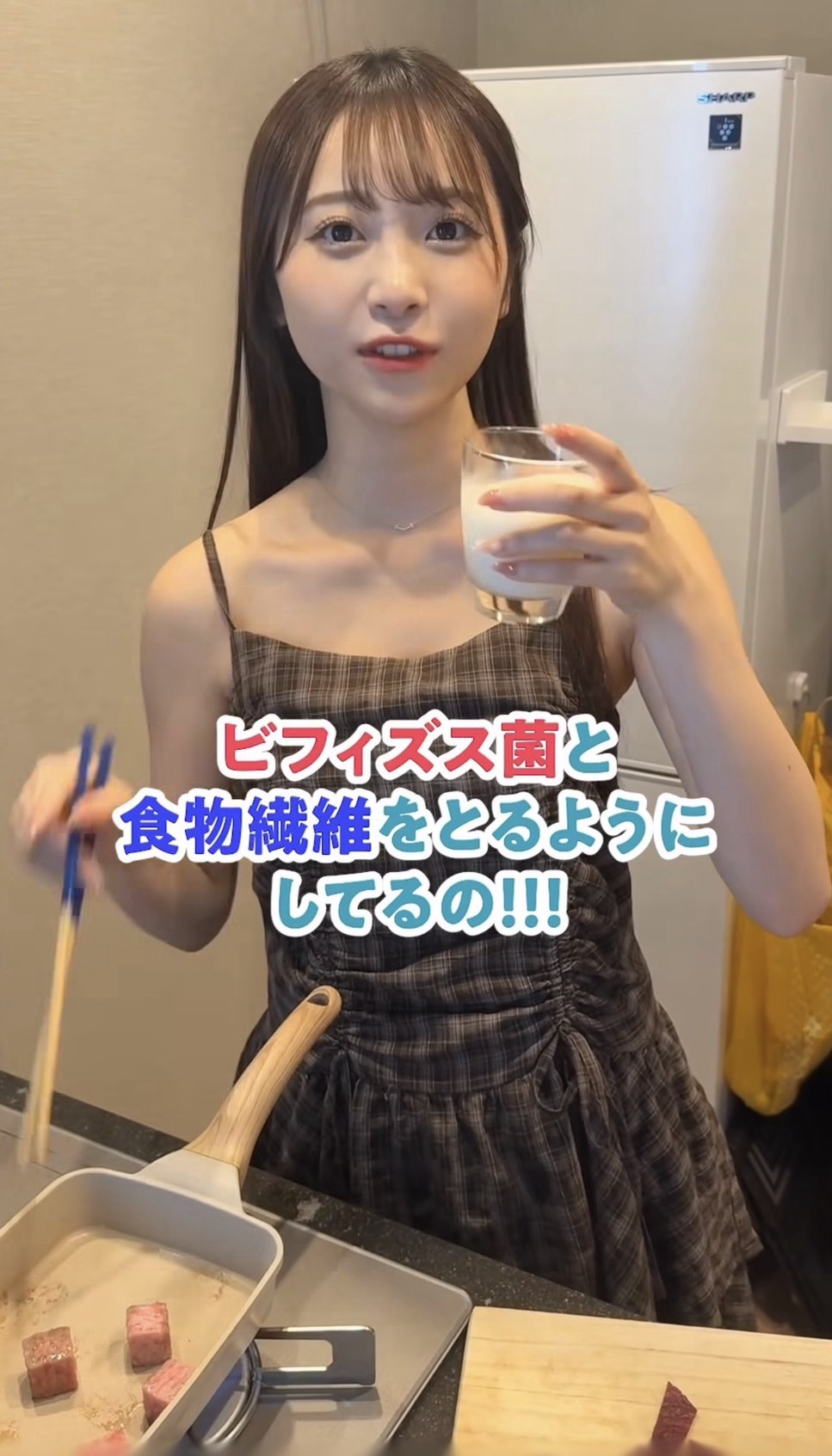 かとゆり×森永乳業のタイアップ投稿